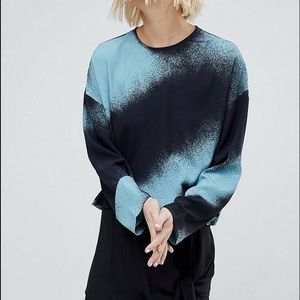 NWT ASOS WEEKDAY LONG SLEEVE BLOUSE - Large